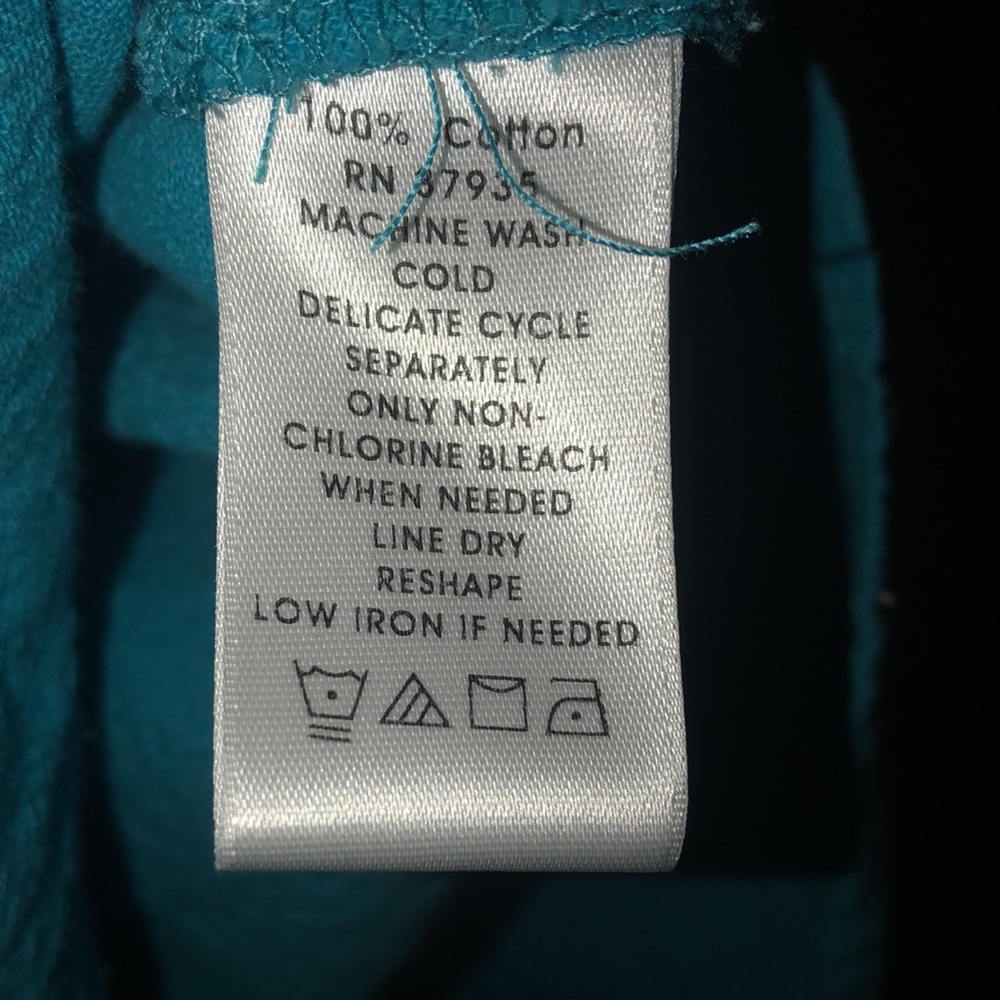 Cotton Button Down Blouse - Medium Size - image 6